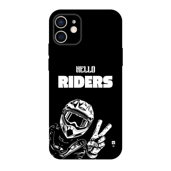 Hello Riders Back Case for iPhone 12 Pro